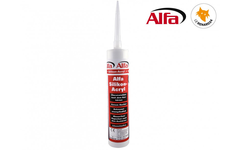 Mastic silicone-acrylique blanc - ALFA 851